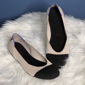 Rothy’s Tuxedo Square Toe Women’s 10.5